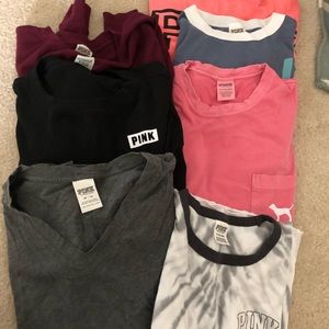 PINK - Set of 7 tops
